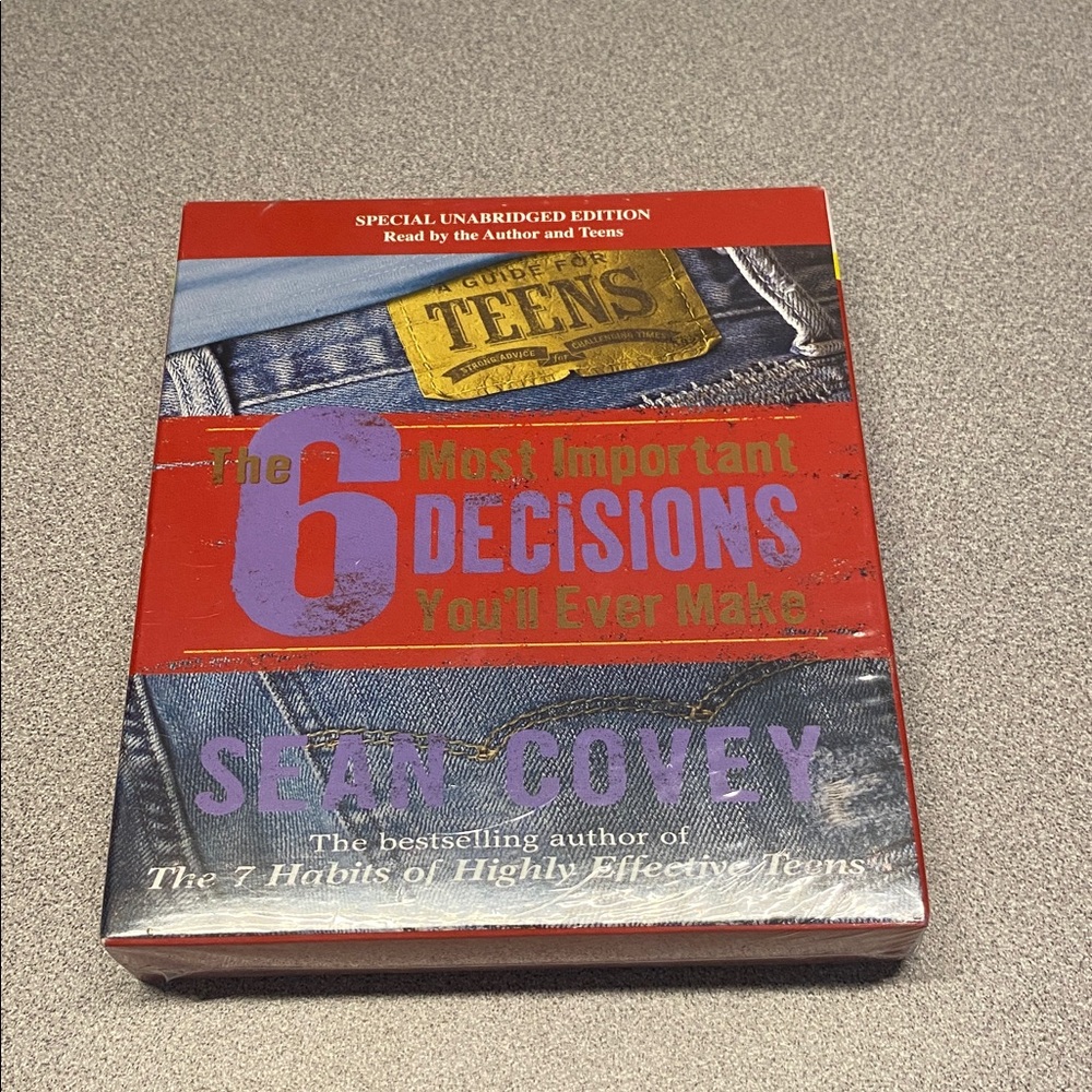 CD AUDIO BOOK - The 6 Most Important Decisions You'll Ever Make by Sean Covey 06